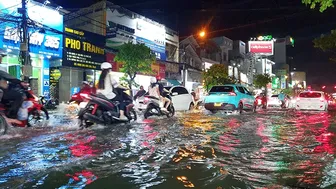 Triều cường đạt đỉnh, gây ngập úng khu vực trũng thấp, vùng ven sông rạch