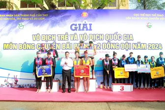 Khai mạc Giải vô địch quốc gia môn Bóng chuyền bãi biển 2x2 đồng đội  năm 2024