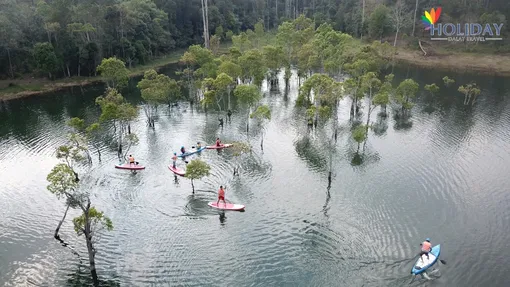 Đăng ký ngay tour chèo Sup Đà Lạt tại DaLat Holiday