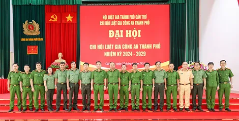 Đại hội Chi hội Luật gia Công an TP Cần Thơ nhiệm kỳ 2024-2029