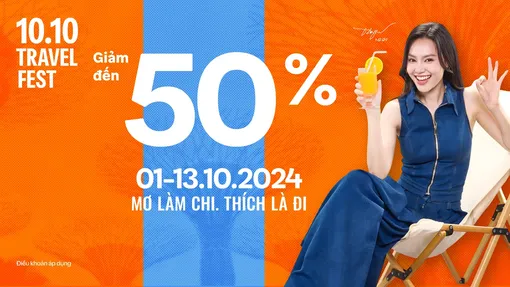 Săn sale du lịch cùng Traveloka 10.10 Travel Fest!