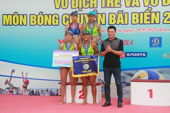 Đôi nữ VĐV Bóng chuyền bãi biển Cần Thơ với mục tiêu SEA Games