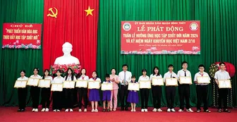 Bình Thủy chăm lo công tác khuyến học, khuyến tài