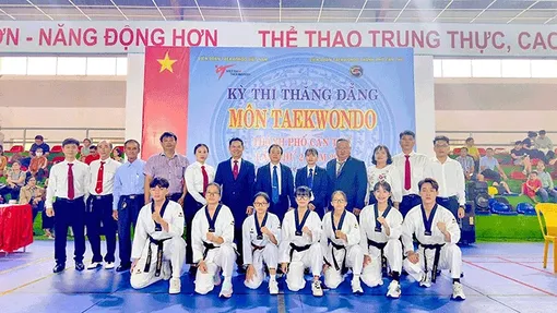 168 võ sinh thi thăng đẳng môn Taekwondo lần 2 năm 2024