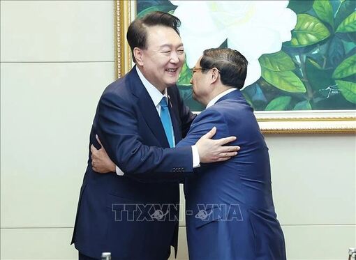 PM Pham Minh Chinh meets with RoK President