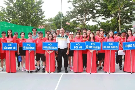 70 VÐV tham gia Giải Pickleball lần thứ I-2024 của Viện Kiểm sát Nhân dân TP Cần Thơ