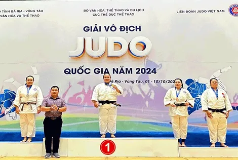 Cần Thơ đoạt 1 HCV Giải vô địch Judo quốc gia năm 2024