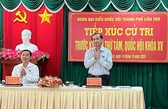 Cử tri quận Bình Thủy kiến nghị nhiều vấn đề từ thực tiễn cuộc sống