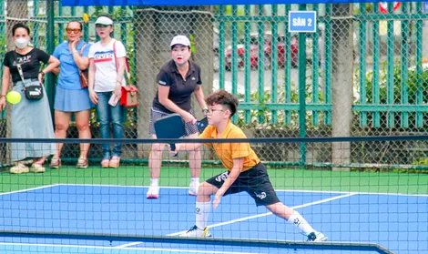 Hơn 70 VĐV tham gia giải Pickleball lần I