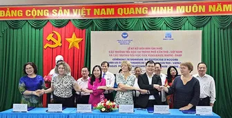 Ký kết hợp tác giữa các trường tiểu học tại TP Cần Thơ và Pháp