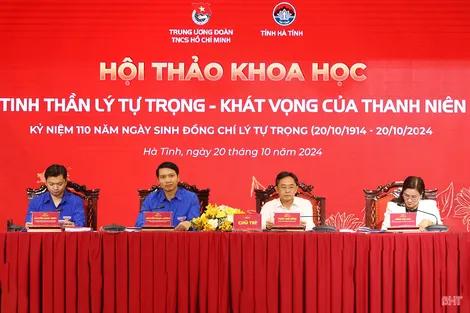 Hội thảo khoa học "Tinh thần Lý Tự Trọng – Khát vọng của thanh niên”