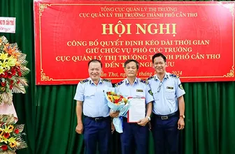 Kéo dài thời gian giữ chức vụ Phó Cục trưởng Cục Quản lý thị trường TP Cần Thơ