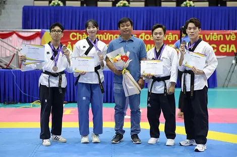 Cần Thơ đạt 1 HCB Giải vô địch Taekwondo quốc gia năm 2024