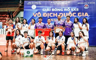 Cần Thơ giành HCB Giải vô địch Bóng rổ 5x5 quốc gia 2024