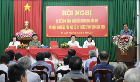 Cử tri quận Ninh Kiều kiến nghị nhiều vấn đề về môi trường, mỹ quan đô thị