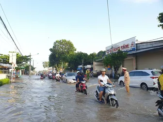 Triều cường rằm tháng 10 âm lịch bắt đầu dâng cao