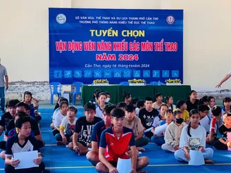 Cần Thơ tuyển chọn các môn năng khiếu thể thao đợt 2 năm 2024