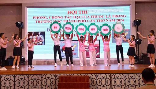 Sôi nổi hội thi phòng, chống tác hại thuốc lá