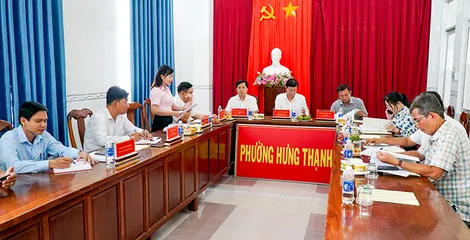 Đảng bộ phường Hưng Thạnh tập trung chuẩn bị đại hội điểm