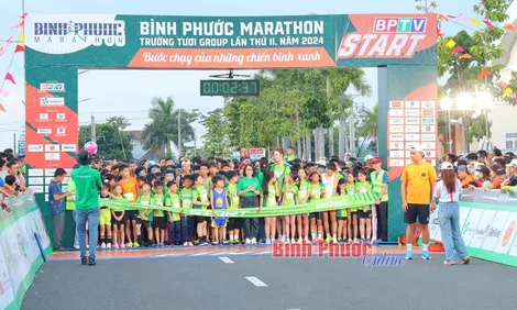 Giải Bình Phước marathon - Trường Tươi Group lần thứ II thành công tốt đẹp