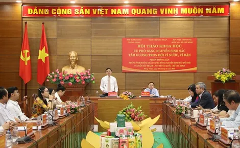 Cụ Phó bảng Nguyễn Sinh Sắc - tấm gương trọn đời vì nước, vì dân