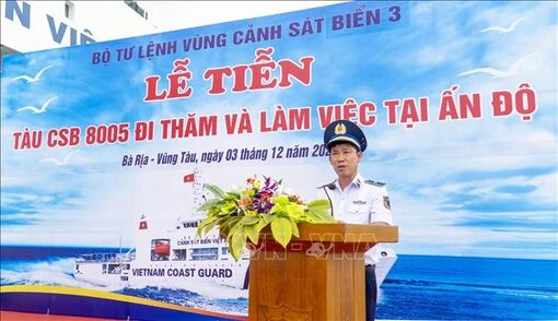 Vietnam Coast Guard strengthens ties with Indian counterpart