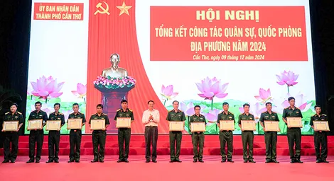 TP Cần Thơ thực hiện đạt và vượt tất cả 20 chỉ tiêu quân sự, quốc phòng năm 2024