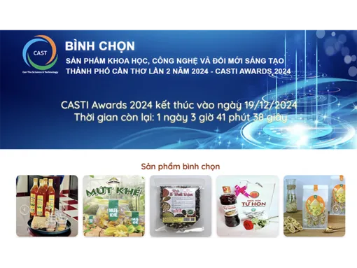 CASTI Awards 2024 - Tôn vinh sản phẩm khoa học, công nghệ và đổi mới sáng tạo