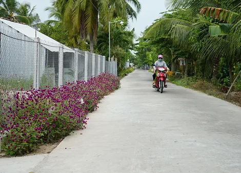 Xã Thới Tân đảm bảo an toàn giao thông