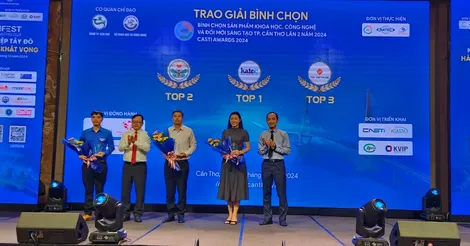 Vinh danh TOP 3 sản phẩm khoa học, công nghệ và đổi mới sáng tạo TP Cần Thơ