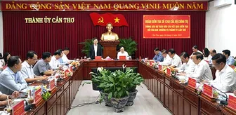 Đoàn Kiểm tra của Bộ Chính trị làm việc với Ban Thường vụ Thành ủy Cần Thơ