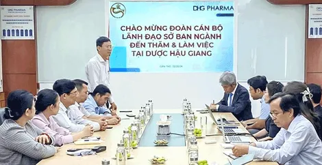 Lãnh đạo Sở Lao động - Thương binh và Xã hội thăm và làm việc với các doanh nghiệp