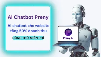 AI Chatbot Preny - phần mềm AI chatbot Facebook chuyển đổi cao