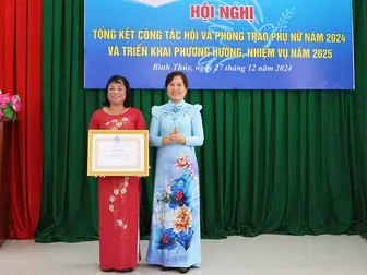 Hội LHPN quận Bình Thủy thực hiện đạt và vượt tất cả 22 chỉ tiêu