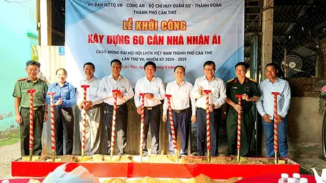 Thành đoàn Cần Thơ có 1 công trình thanh niên tiêu biểu toàn quốc năm 2024