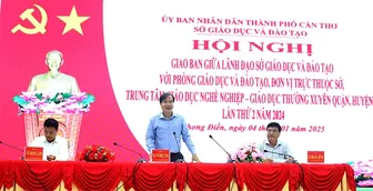 Hội nghị giao ban ngành Giáo dục thành phố