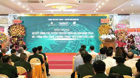 Trung tâm Phát thanh - Truyền hình Quân đội sơ kết công tác tuyên truyền năm 2024 trên địa bàn vùng ÐBSCL