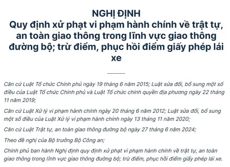 Các lỗi vi phạm giao thông được tăng mức xử phạt gấp nhiều lần từ năm 2025