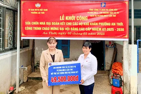 Sửa chữa nhà ở cho hộ có hoàn cảnh khó khăn