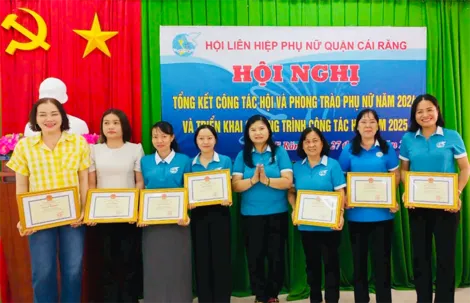 Hội LHPN Cái Răng thực hiện đạt và vượt tất cả 16 chỉ tiêu