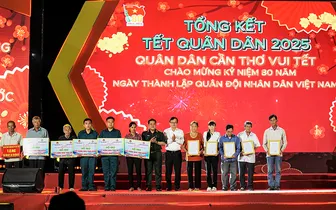 Tổng kết Tết Quân Dân năm 2025 ở quận Bình Thủy