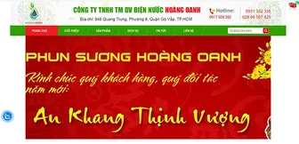 HOÀNG OANH: Lắp đặt hệ thống phun sương chuyên nghiệp, giá cả cạnh tranh