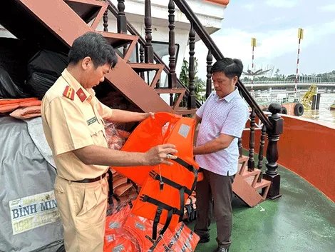 Tích cực phối hợp liên ngành, kiểm tra đảm bảo trật tự an toàn giao thông đường thủy nội địa