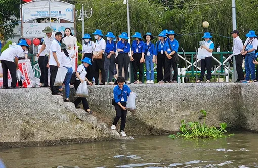 Vận động các tổ chức, cá nhân tham gia thả cá tái tạo nguồn lợi thủy sản