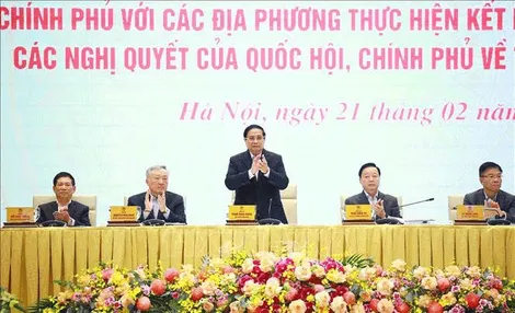 Thủ tướng Phạm Minh Chính chủ trì Hội nghị Chính phủ với các địa phương về thúc đẩy tăng trưởng kinh tế