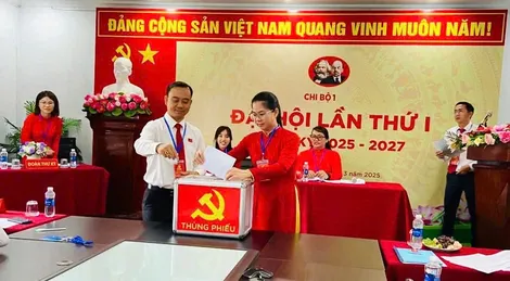 Tổ chức thành công đại hội các chi bộ trực thuộc Đảng bộ cơ sở Agribank Chi nhánh Phú Quốc, nhiệm kỳ 2025-2027