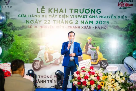 Chủ chuỗi đại lý xe máy điện VinFast: Mở cùng lúc 3 cửa hàng, muốn có thêm 2-3 cơ sở ngay trong năm 2025