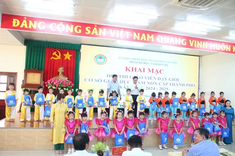 Khai mạc Hội thi giáo viên dạy giỏi cơ sở giáo dục mầm non cấp thành phố