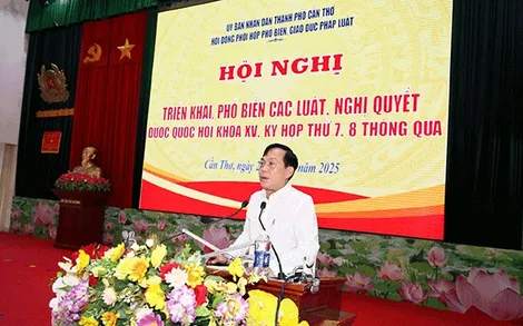 Cần Thơ triển khai, phổ biến các luật, nghị quyết được Quốc hội khóa XV, kỳ họp thứ 7, 8 thông qua