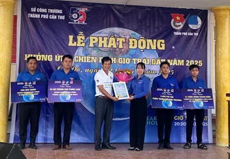 Cần Thơ triển khai sôi nổi các hoạt động hưởng ứng “Giờ trái đất” năm 2025